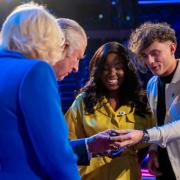 As part of Blue Peter's Coronation Celebration special King Charles and Queen Consort Camilla were awarded the children's TV show's highest honour