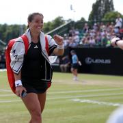 Jodie Burrage continued her good grass court form