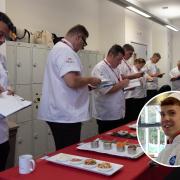 City College Southampton hosted the Inter College Culinary Challenge. INSET: Joe Abbess