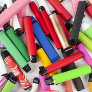 Disposable vapes are often sold in bright colours and in flavours such as bubblegum, pink lemonade and gummy bear.