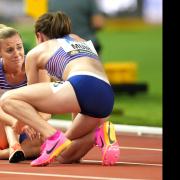 Melissa Courtney-Bryant, left, missed out on a place at the Olympics