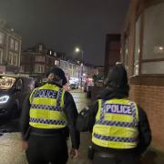 Police on patrol in Christchurch Road