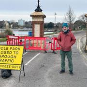 Andy Hadley at a closed Poole Park