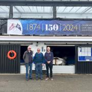 (Left to right) John Rowntree, 79, Lawrence Crapper, 78, Keith Barkway, 73.