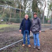 Collin Elkins and Shirley Worner, from Broadstone Neighbourhood Forum