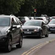 Sopers Lane is currently partially blocked after a crash reportedly involving two cars. 