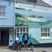 Jack Wright, Jon Mead, and Nathan Bingham at H&W Lulworth Cove Inn