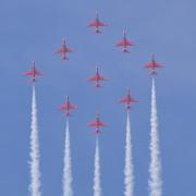 The Red Arrows will be based at Bournemouth Airport until June 8