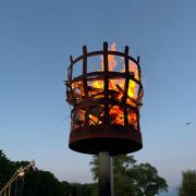 Christchurch held its annual beacon lighting and torchlight vigil to pay tribute to veterans in the Second World War.