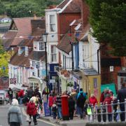 Lymington High Street was said to have 