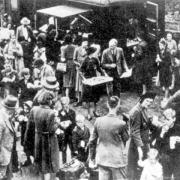 Youngsters being evacuated from Southampton in 1939.