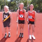 Lumen Myers (left), Mila Desborough (centre) and Bethany Cassidy (right)