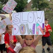 Stoborough Primary School peaceful protest