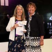 Pauline Fisher has won a national tennis award