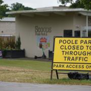 Poole Park Whitecliff gates closed Image: Daily Echo