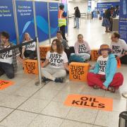 Just Stop Oil at Gatwick Airport