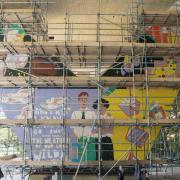 The mural is expected to be complete by September