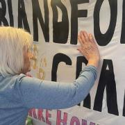 Care home residents, staff and community members contributed to the mural