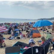 Bournemouth beach during the summer