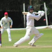 Jacob Gordon, right, batting for Dorset