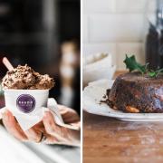 Baboo Gelato chocolate ice cream and Lizzie Baking Bird Christmas pudding were winners of the Great Taste Awards 2024