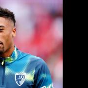 Bournemouth's Daniel Jebbison warming up prior to kick-off before the Premier League match at the City Ground