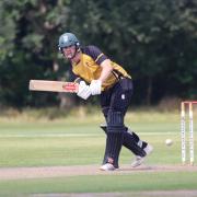 Dorset captain Luke Webb playing for Bournemouth vs Burridge