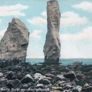 Old Harry Rocks - from old postcard..