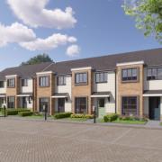 Artist’s impression of the shared ownership properties at Moore Close