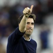 Bournemouth manager Andoni Iraola after the Carabao Cup second round match at the London Stadium.