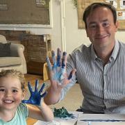 Tom Hayes visited the nursery on Thursday, August 22