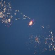 Day two's night display had a large array of aircraft take to the sky.