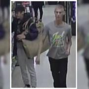 Police have released a CCTV image of two men they want to identify