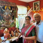 (L-R) Bhavna and Kamal have opened Chaat Junction to offer traditional vegetarian Indian food.