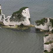 Old Harry Rocks in Dorset.