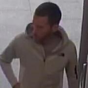 CCTV image of man police would like to identify