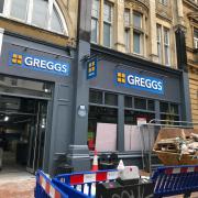 New signage put up for Greggs in Bournemouth.