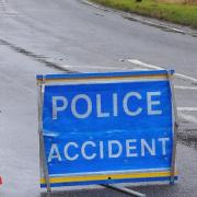 LIVE: Road closed due to motorbike and car crash on busy road