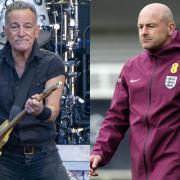 Lee Carsley is aiming to put on a show at Wembley, just as he saw Bruce Springsteen do under the arch on July 25 (PA)