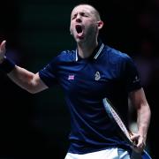 Dan Evans shows his disappointment during his defeat by Denis Shapovalov (Mike Egerton/PA)