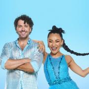 Shayne Ward and Nancy Xu who have been paired for Strictly Come Dancing. (Ray Burmiston/BBC)