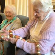 Zetland Court Care Home in Bournemouth enjoyed a friendly visit from a number of exotic animals including a milk snake and albino ferret.