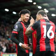 AFC Bournemouth v Southampton FC  at Vitality Stadium. Evanilson scores his first goal for the Cherries.