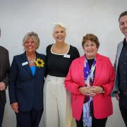 Key speakers at Luxury Care's dementia support event