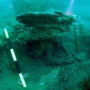 Shipwreck off the Swanage coast