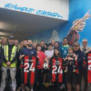 The mural was unveiled on Tuesday