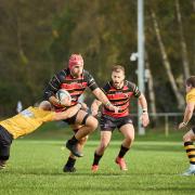 File photo: James Stephens powers forward during the match between Bournemouth and Winchester at Chapel Gate.