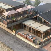 CGI of the new Rockwater Sandbanks restaurant