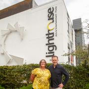 Elsepth McBain chief executive Chris Jarvis lead patron Lighthouse