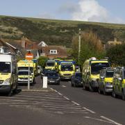 Emergency services outside Gainsborough care home in Swanage